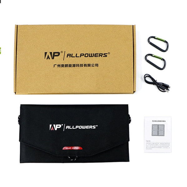 ALLPOWERS Solar Panel 10W 5V Solar Charger Portable Solar Battery Chargers Charging