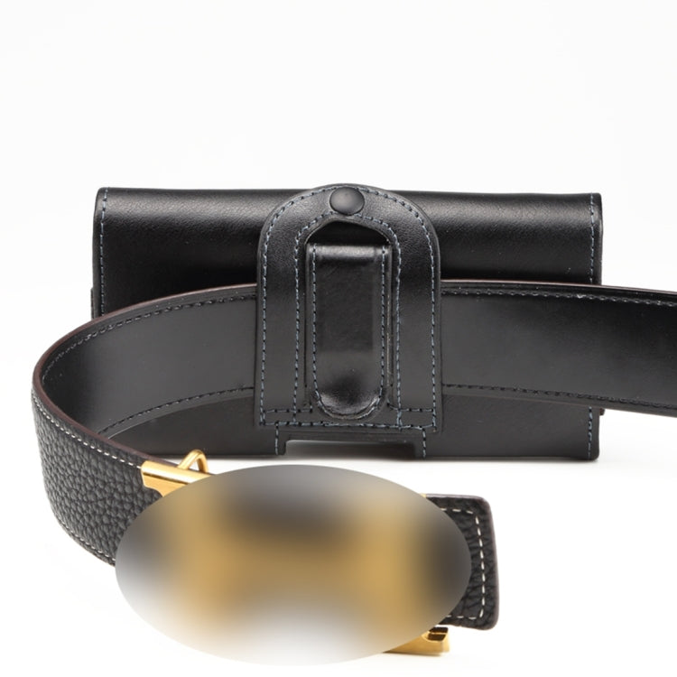 For Galaxy S7 Edge / G935 Vertical Flip Leather Case Waist Bag with Back Buckle