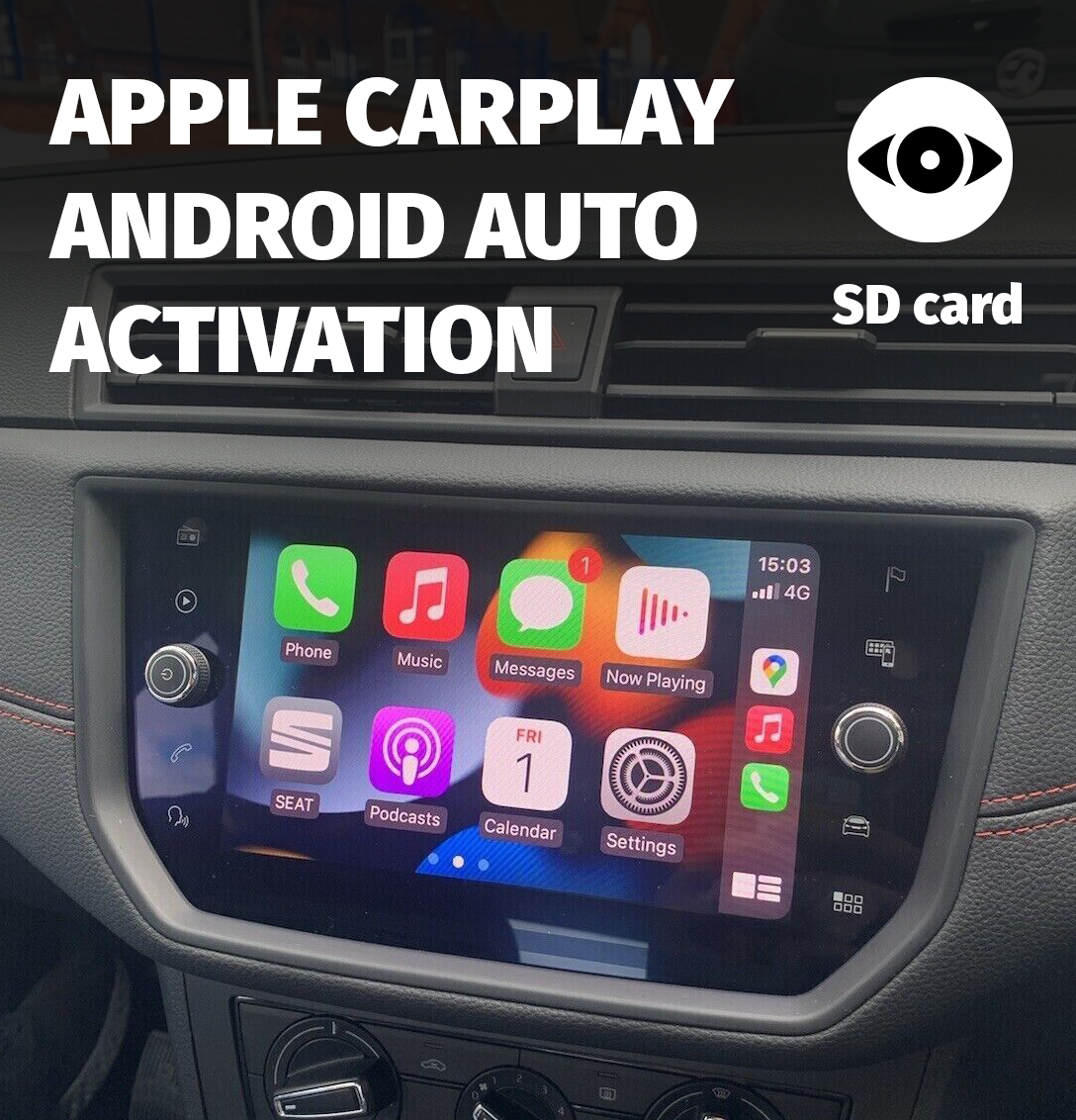 SEAT MIB2 Apple CarPlay & Android Auto Activation