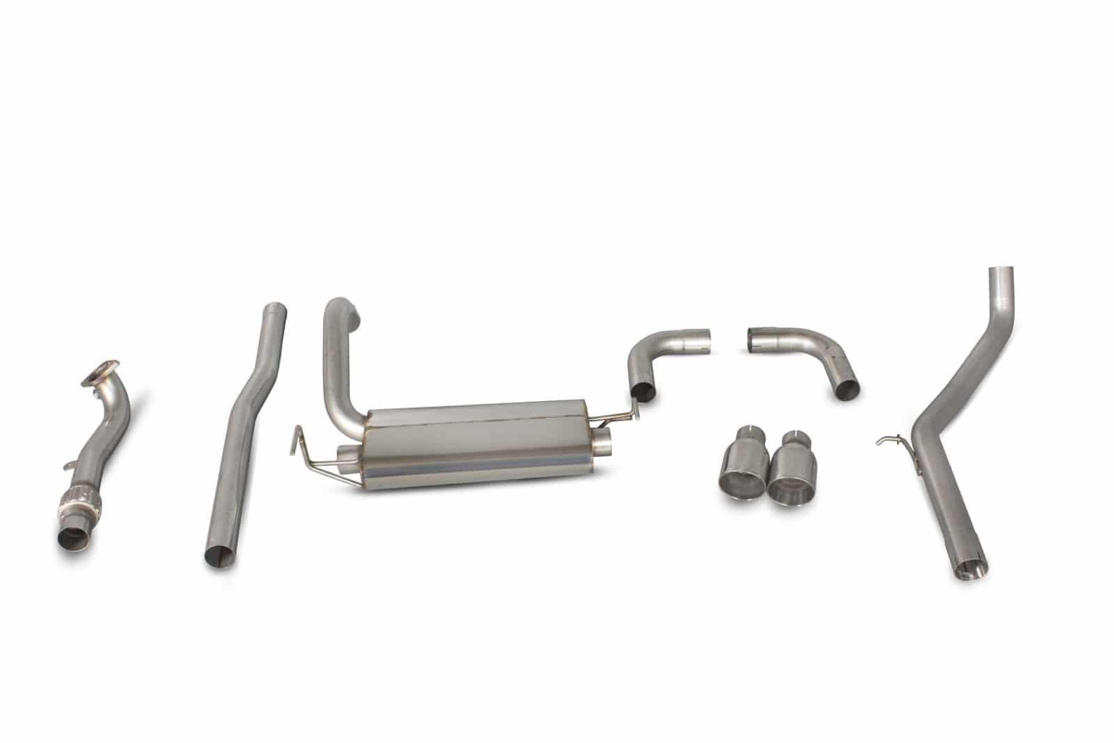 Scorpion Fiat 500 Abarth (2008-15) Non-Resonated Cat-Back Exhaust