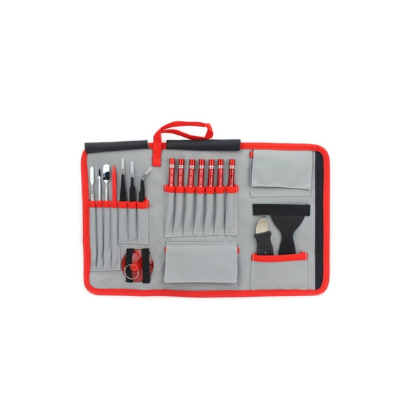 JIAFA JF-8175 28 in 1 Electronics Repair Tool Kit with Portable Bag for Repair Cell Phone, iPhone, MacBook and More, JF-8175