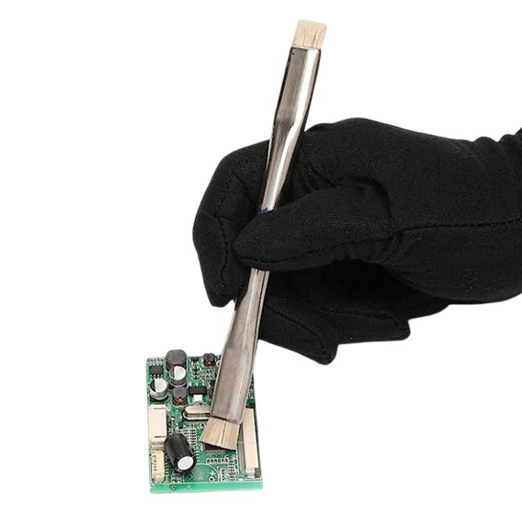 Anti-static Brush ESD Safe Motherboard Cleaning Tools For Mobile Phone PCB Electronic Repair Tools, Double Head Brush White