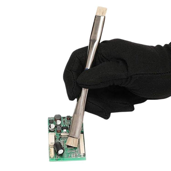 Anti-static Brush ESD Safe Motherboard Cleaning Tools For Mobile Phone PCB Electronic Repair Tools, Double Head Brush White