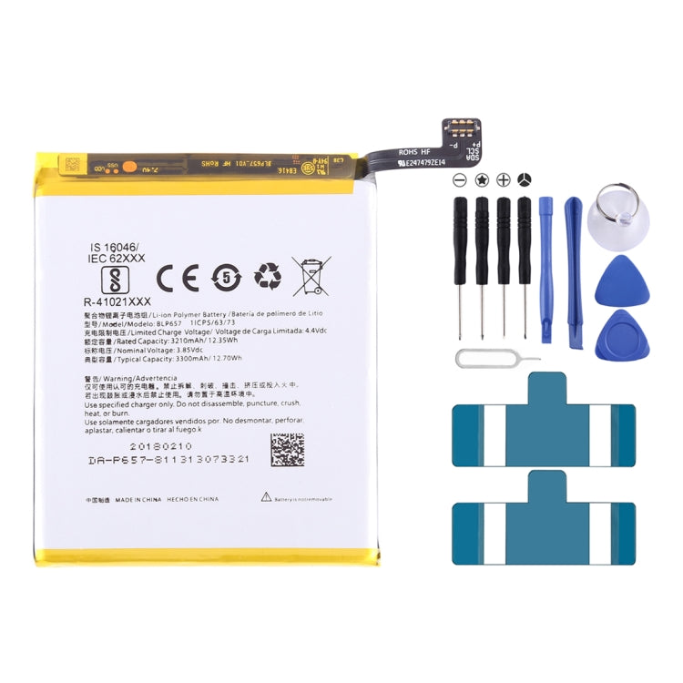 3210mAh BLP657 for OnePlus 6 Li-Polymer Battery, For OnePlus 6