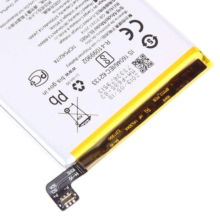 3610mAh BLP685 for OnePlus 6T Li-Polymer Battery, For OnePlus 6T