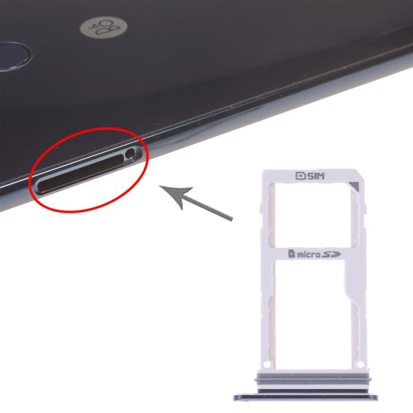 SIM Card Tray + SIM Card Tray / Micro SD Card Tray for LG V30 VS996 LS998U H933 LS998U, For LG V30