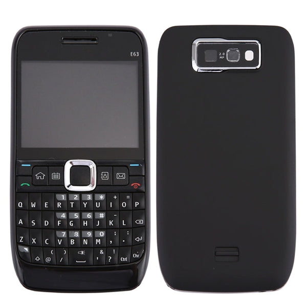 Full Housing Cover (Front Cover + Middle Frame Bezel + Battery Back Cover + Keyboard) for Nokia E63, For Nokia E63