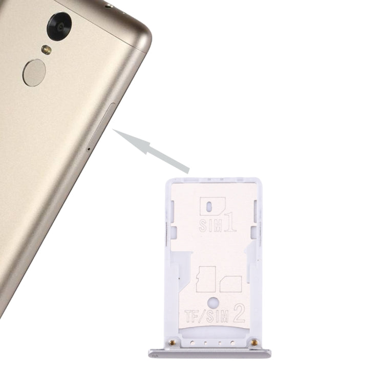 For Xiaomi Redmi Note 3 (Qualcomm Version) SIM & SIM / TF Card Tray, Redmi Note 3 (Qualcomm), For Redmi Note 3 (Qualcomm), Redmi Note 3 (Qualcomm Version)
