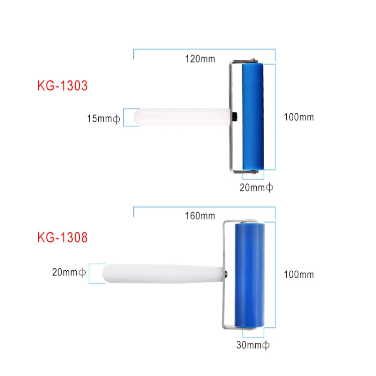 Kaisi 1303 Silicone Roller Tool Mobile Cell Phone Screen Protector Pasting Roller Wheel LCD OCA Polarizing Tools, Kaisi 1303