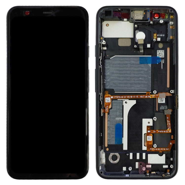 LCD Screen and Digitizer Full Assembly with Frame for Google Pixel 4