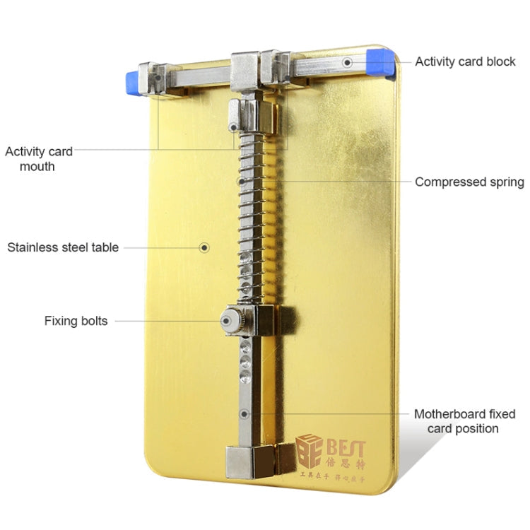 BST- 001C Stainless Steel Circuit Board soldering desoldering PCB Repair Holder Fixtures Cell Phone Repair Tool, BEST-001C