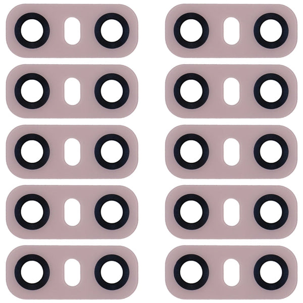 10 PCS Back Camera Lens with Adhesive for LG G6 H870/H871/H872/ LS993, LG G6 (Pink), LG G6 (Gold)