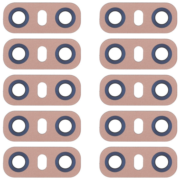 10 PCS Back Camera Lens with Adhesive for LG G6 H870/H871/H872/ LS993, LG G6 (Pink), LG G6 (Gold)