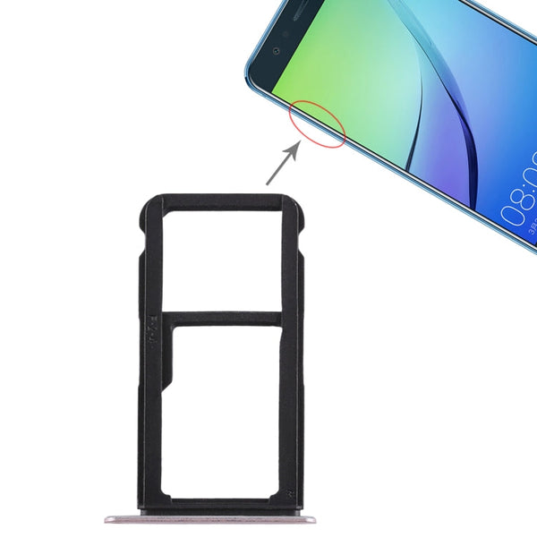 SIM Card Tray + SIM Card Tray / Micro SD Card Tray for Huawei Nova Lite, For Huawei Nova Lite