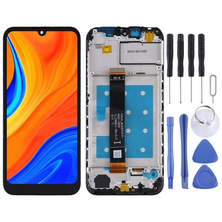 LCD Screen and Digitizer Full Assembly with Frame for Huawei Y5 (2019)