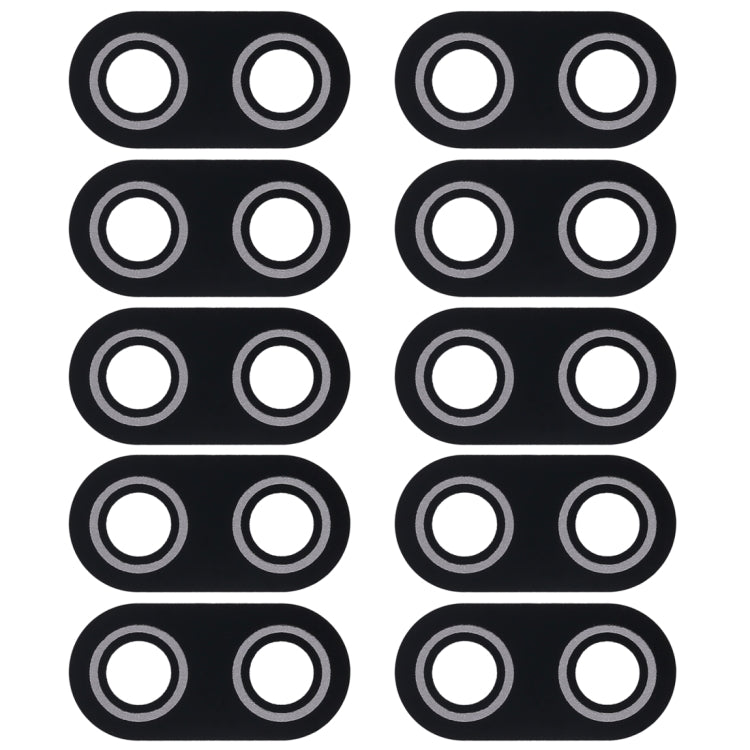 10 PCS Back Camera Lens Cover for Asus ZenFone Max Plus(M1) X018DC Pegasus 4s ZB570TL 5.7 inch (Black), For ZenFone 3 Deluxe ZS570KL
