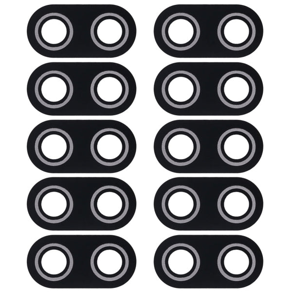 10 PCS Back Camera Lens Cover for Asus ZenFone Max Plus(M1) X018DC Pegasus 4s ZB570TL 5.7 inch (Black), For ZenFone 3 Deluxe ZS570KL