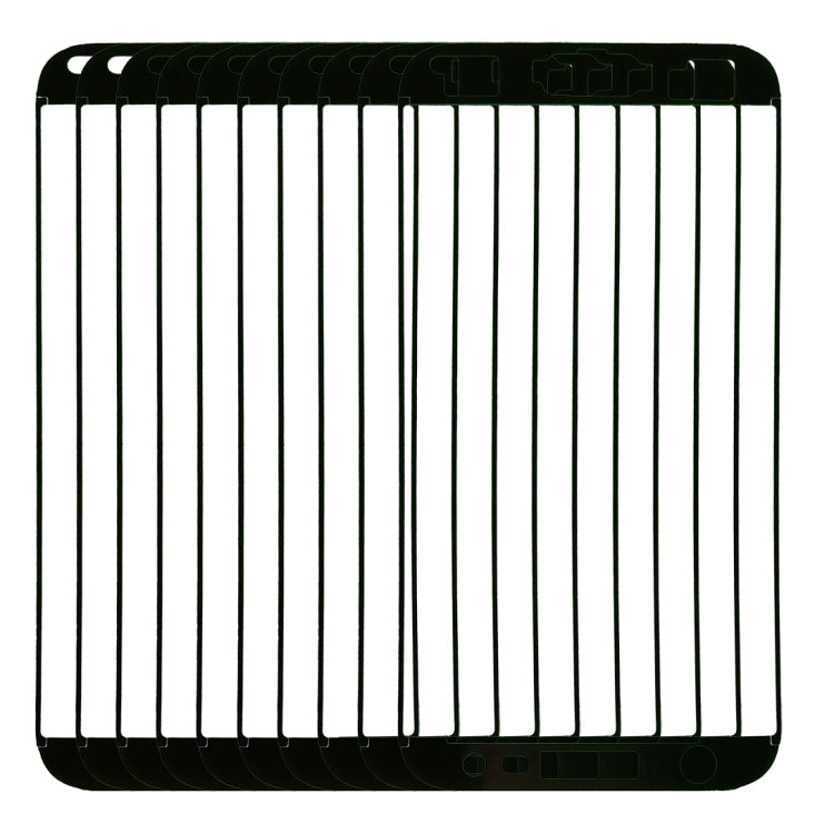 10pcs Front Housing Adhesive for Galaxy J3 (2017), J3 Pro (2017), J330F/DS, J330G/DS