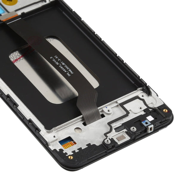 Original PLS TFT Material LCD Screen and Digitizer Full Assembly with Frame for Galaxy M40