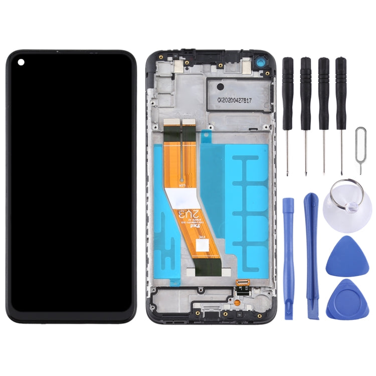 LCD Screen and Digitizer Full Assembly With Frame for Samsung Galaxy A11