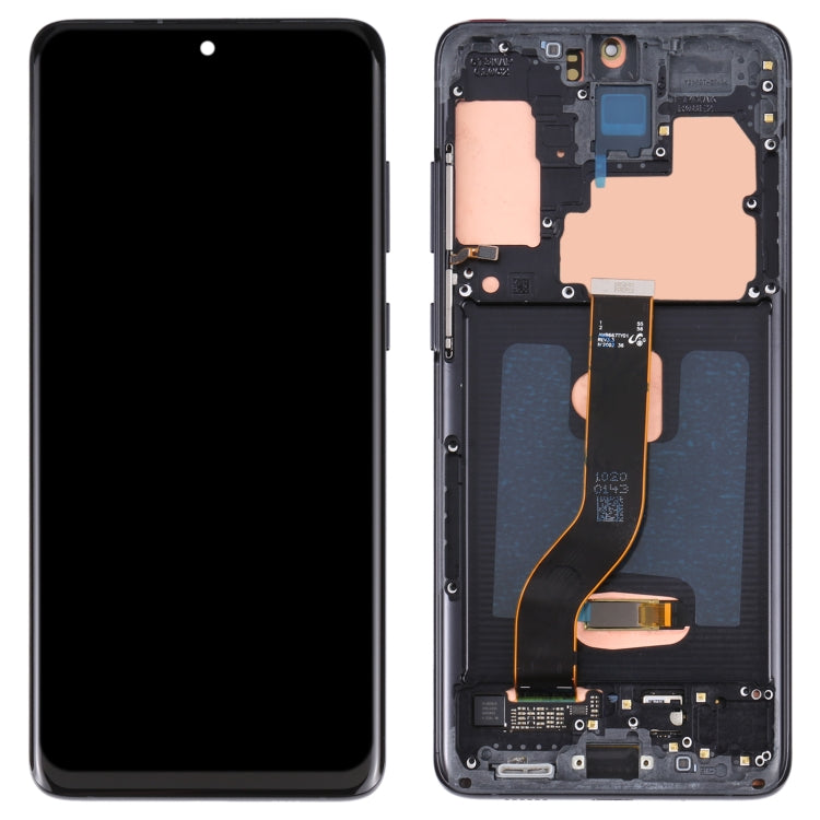 Original LCD Screen and Digitizer Full Assembly with Frame for Samsung Galaxy S20+ 5G SM-G986B/G985