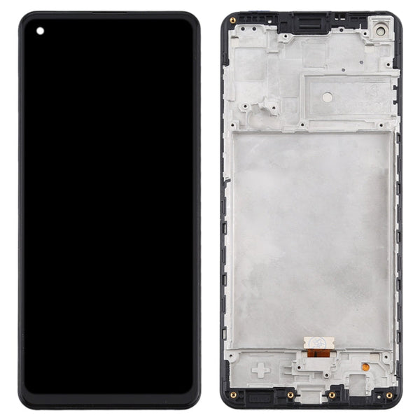 LCD Screen and Digitizer Full Assembly With Frame for Samsung Galaxy A21s / SM-A217