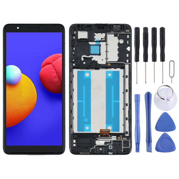 LCD Screen and Digitizer Full Assembly With Frame for Samsung Galaxy A01 Core SM-A013