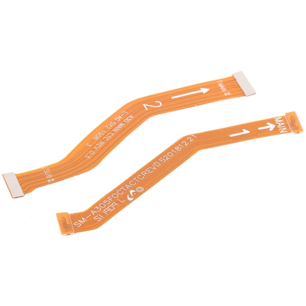 For Galaxy A30 Motherboard Flex Cable + LCD Flex Cable