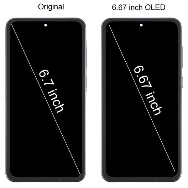 For Samsung Galaxy A36 SM-A366B 6.67 inch OLED LCD Screen Digitizer Full Assembly with Frame