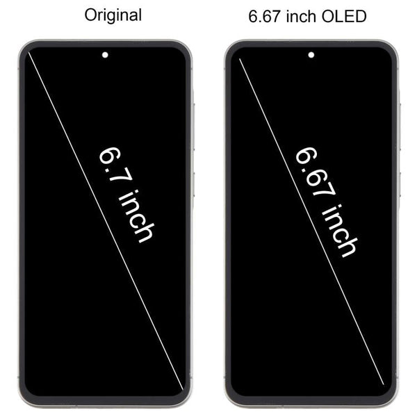 For Samsung Galaxy A56 SM-A566B 6.67 inch OLED LCD Screen Digitizer Full Assembly with Frame