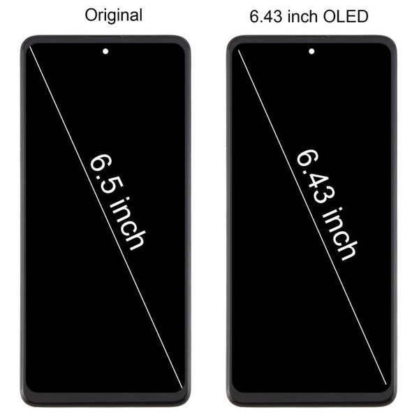 For Samsung Galaxy A51 4G SM-A515F 6.43 inch OLED LCD Screen Digitizer Full Assembly with Frame