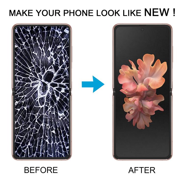 For Samsung Galaxy Z Flip 5G SM-F707 LCD Screen Digitizer Full Assembly with Frame