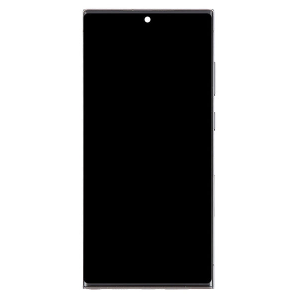 For Samsung Galaxy S23 Ultra 5G SM-S918U US Edition OLED LCD Screen Digitizer Full Assembly with Frame