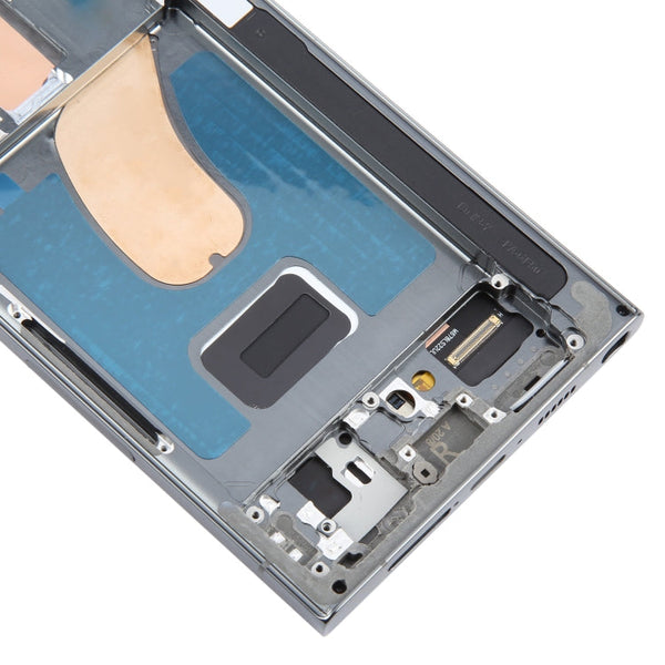 For Samsung Galaxy S23 Ultra 5G SM-S918U US Edition OLED LCD Screen Digitizer Full Assembly with Frame