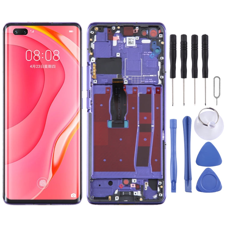 LCD Screen and Digitizer Full Assembly with Frame for Huawei Nova 7 Pro 5G