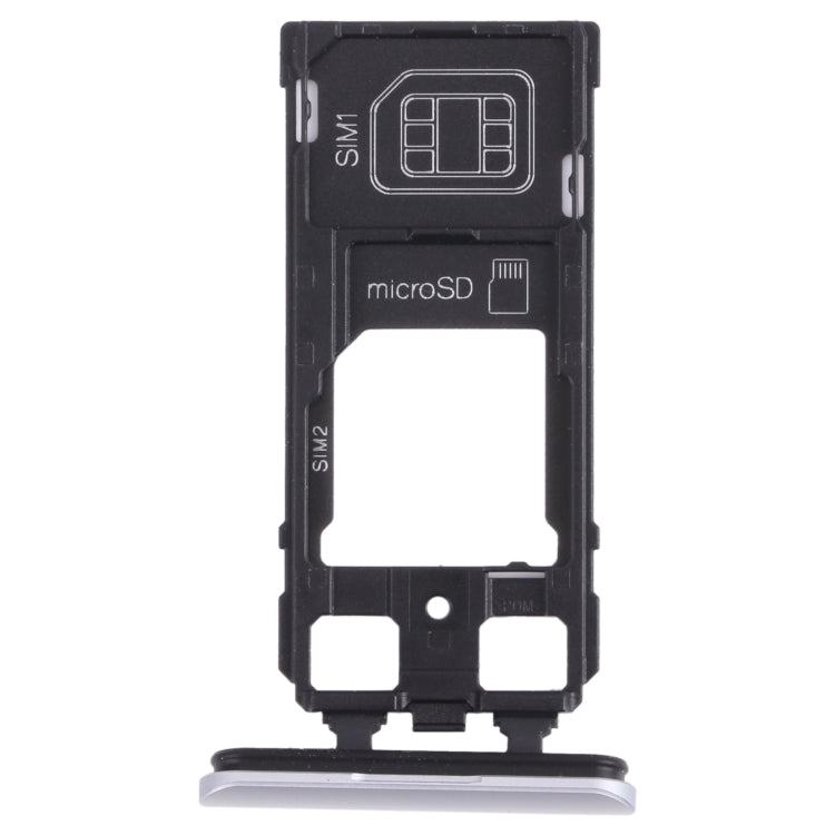 SIM Card Tray + SIM Card Tray / Micro SD Card Tray for Sony Xperia 1 / Xperia XZ4, For Sony Xperia 1 / Xperia XZ4 (Dual Card)
