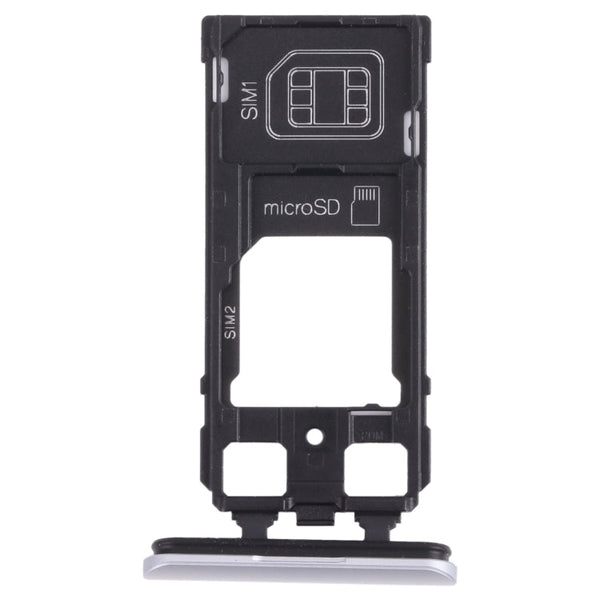 SIM Card Tray + SIM Card Tray / Micro SD Card Tray for Sony Xperia 1 / Xperia XZ4, For Sony Xperia 1 / Xperia XZ4 (Dual Card)