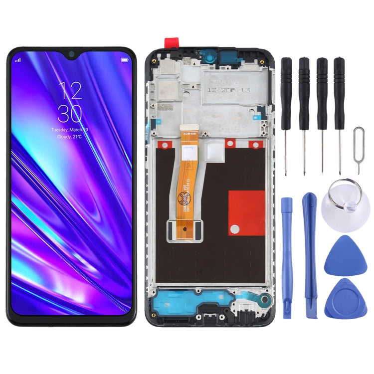 LCD Screen and Digitizer Full Assembly With Frame for OPPO Realme 5 Pro / Realme Q RMX1971