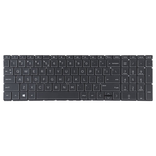 US Version Keyboard with Keyboard Backlight for HP 15-DA 15-DA0002DX 15-DA0008CA 15-DB 15-DB0003CA TPN-C135 TPN-C136