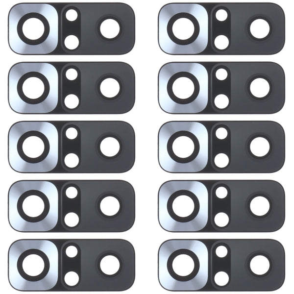 10 PCS Back Camera Lens for Xiaomi Redmi Note 10 4G M2101K7AI M2101K7AG