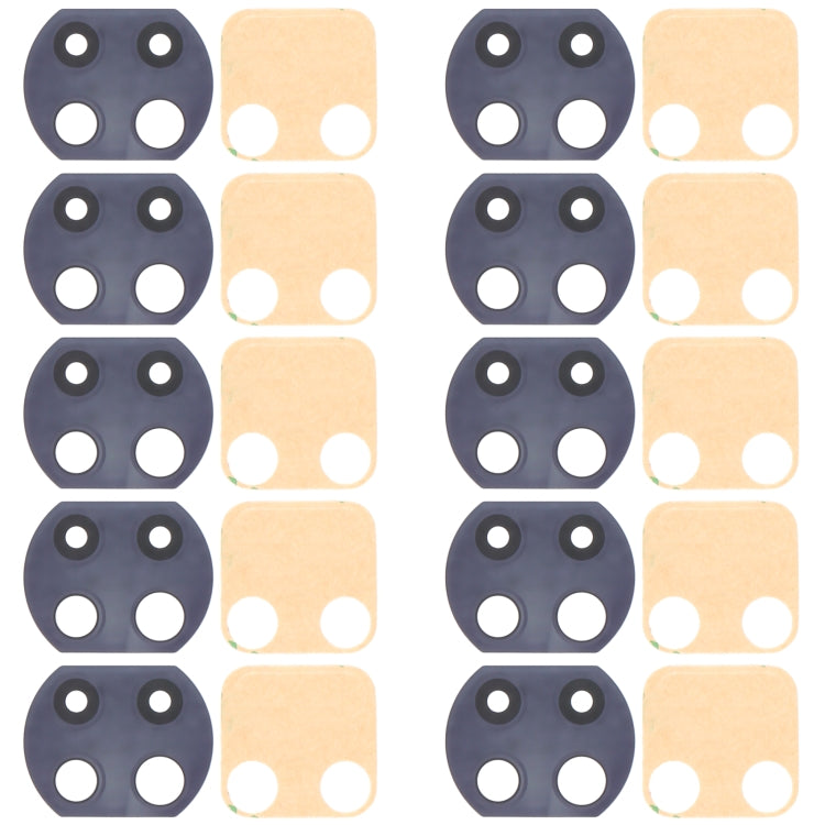 10 PCS Back Camera Lens for Xiaomi Mi 10i M2007J17I