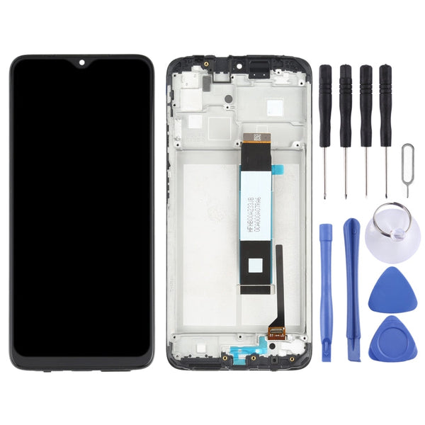 LCD Screen and Digitizer Full Assembly with Frame for Xiaomi Redmi Note 9 4G / Poco M3 / Redmi 9 Power M2010J19SC M2010J19CG