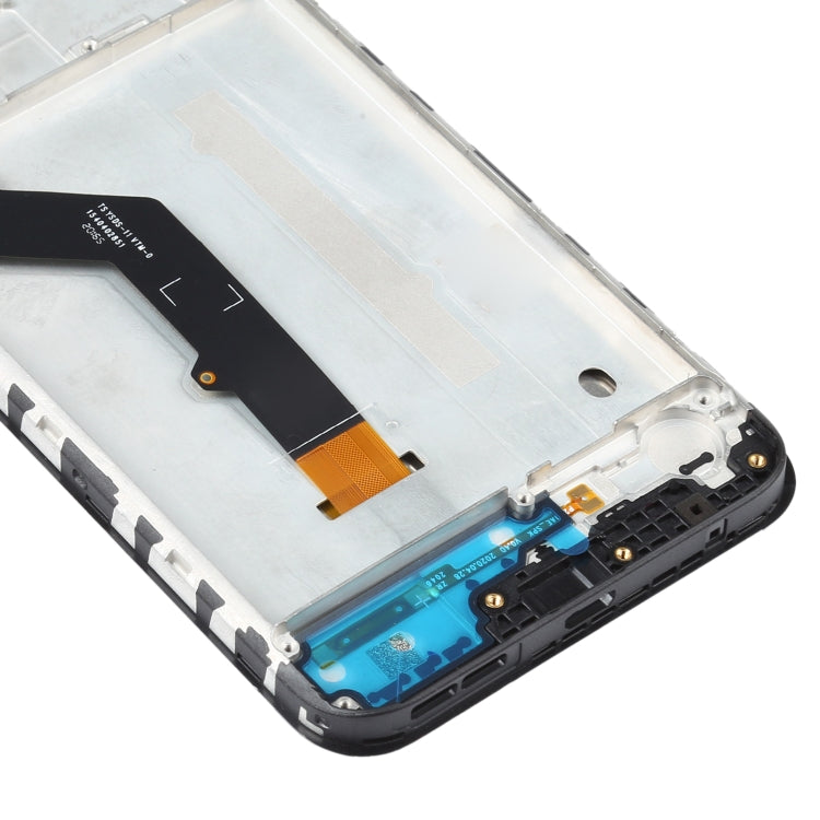 LCD Screen and Digitizer Full Assembly with Frame for Motorola Moto E7 Plus XT2081-1