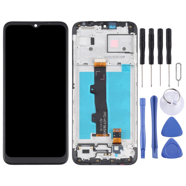 LCD Screen and Digitizer Full Assembly with Frame for Motorola Moto E7 Power PAMH0001IN PAMH0010IN PAMH0019IN