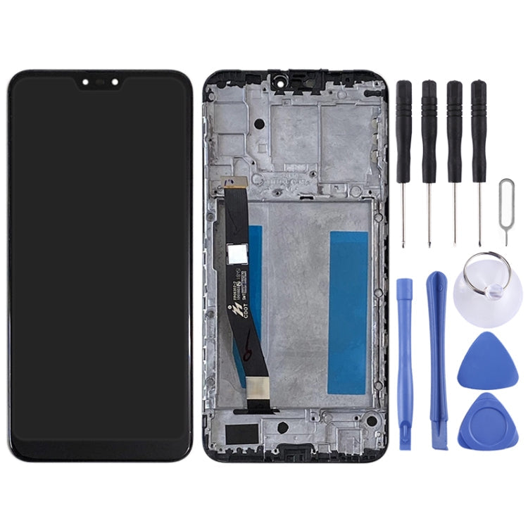 LCD Screen and Digitizer Full Assembly with Frame for Asus Zenfone Max Plus (M2) ZB634KL A001D