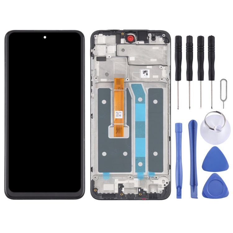 LCD Screen and Digitizer Full Assembly with Frame for LG K42 LMK420 LM-K420 LMK420H LM-K420H LMK420E LM-K420E LMK420Y LM-K420Y