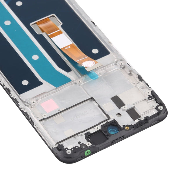 LCD Screen and Digitizer Full Assembly with Frame for LG K52 / K62 / Q52 LMK520 LM-K520 LMK520E LM-K520E LMK520Y LM-K520Y LMK520H LM-K520H LMK525H LMK525 LM-K525H LM-K525