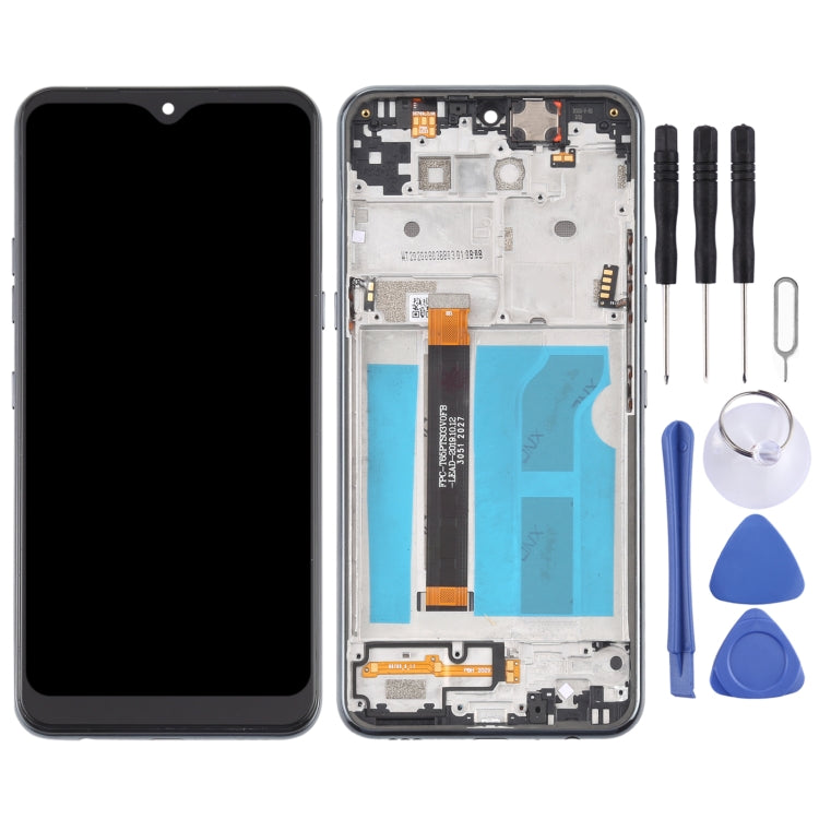 LCD Screen and Digitizer Full Assembly with Frame for LG Q51 LM-Q510N