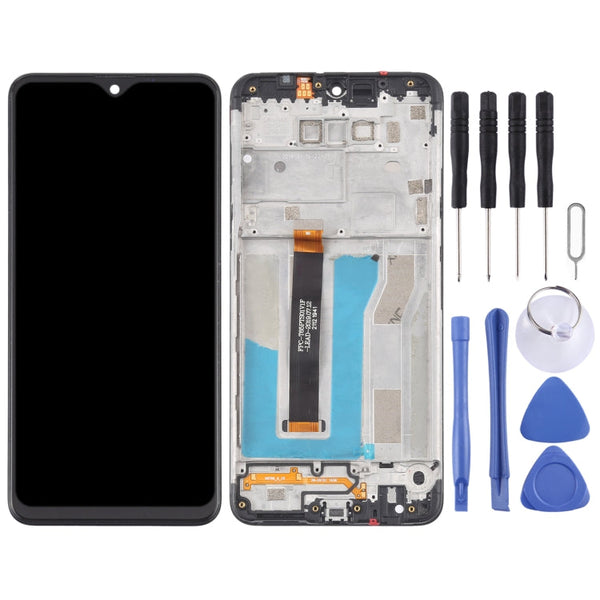 LCD Screen and Digitizer Full Assembly with Frame for LG K50S LMX450HM LM-X540 LM-X540BMW LMX540BMW