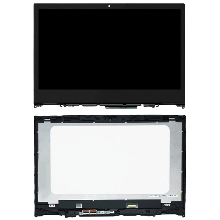 1366 x 768px LCD Screen and Digitizer Full Assembly With Frame for Lenovo Yoga 520-14IKB, For Lenovo Yoga 520-14IKB 1366 x 768px